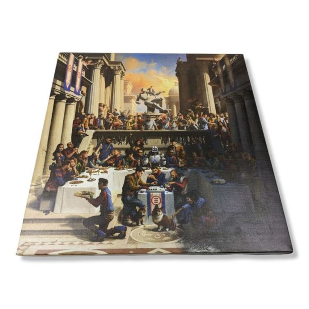 Logic‎ Everybody Album Cover Canvas Wall Art 16”x 16”x1.5"